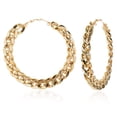 thumbnail image 1 of Pendientes geométricos Pendientes colgantes redondos grandes Boda Fiesta de graduación Festival Joyas para mujeres y niñas (Oro JAMW Sencillez, 1 of 5