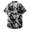 1—Black, variant on Alun Tropical Floral Button-Down Shirts for Women Relaxed Fit Short Sleeve Summer Tops Casual Lightweight Breathable Hawaiian Style Beach Vacation Blouses 5—Red XL