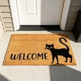 thumbnail image 3 of Velvet Welcome Doormat for Home Entrance Hallway and Porch, 3 of 5