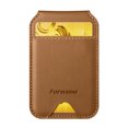 thumbnail image 6 of Allytechgroup Case for iPhone 12 Mini with Detachable Cards Holder, RFID Blocking 2 In 1 Wallet Case with Kickstand Shockproof Back Cover Shell for iPhone 12 Mini, Brown, 6 of 9