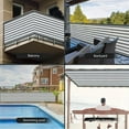 thumbnail image 3 of Swiftyle Clearance 1 Pcs Outdoor Sunshade Canopies Summer Backyard Terrace Swimming Pool Garden Awning New Fabric Encryption Thickened Shade Canopies 39.5x118inch Gray Free Size, 3 of 9