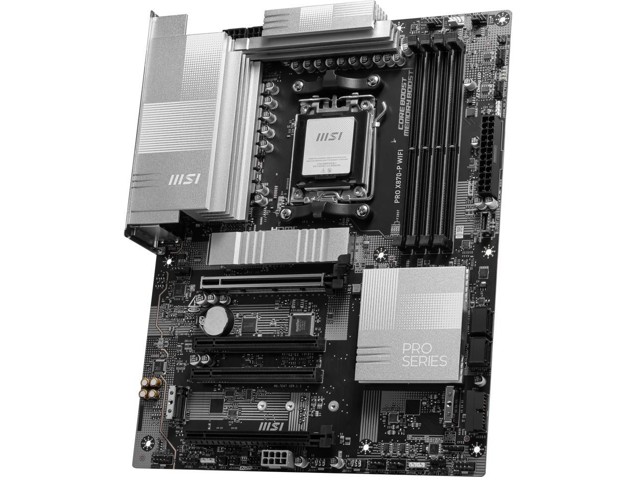 MSI X870-P WIFI Gaming Desktop Motherboard - AMD X870 Chipset - Socket AM5 - ATX (prox870-pwifi)