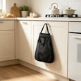 thumbnail image 4 of Kitchen Wall Mount Plastic Bag Dispenser and Holder for Grocery and Trash Bags with Top Load and Bottom Dispense for Space Saving Cabinet or Pantry Storage, 4 of 6