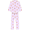 Lavender Vacation Capybara (Long Sleeve & Long Pant), variant on Topgal Trendy Big Girls Pink Leopard Animal Pattern Satin Pajamas Silky Button-Down Long Sleeves PJS for Teens Size 6/7