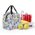 thumbnail image 4 of KLL Cactus1 Print Insulated Lunch Bag Women, Reusable Cute Tote Lunch Box for Adult & Men, Leakproof Cooler Lunch Bags for Work Office Travel Picnic, 4 of 5