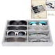 thumbnail image 1 of 8-grid velvet jewelry storage box - light gray - 35*24*3cm - 1 piece, 1 of 5