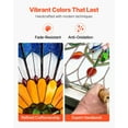 thumbnail image 3 of VEVOR Stained Glass Tiffany Style Hanging Window Panel with Chain 36 x 18 Inches, 3 of 9