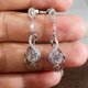thumbnail image 1 of Pendientes colgantes chapados en plata elegantes para mujer, joyería, pendientes de circonita blanca, 1 of 5