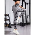 thumbnail image 5 of Surakey Women Yoga Pants Tie Dye Leggings High Waist Trousers Tummy Control Stretchy Pant Athletic Workout Running Bottoms Jeggings, 5 of 10