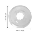 thumbnail image 3 of Miangastore 2Pcs Bike Flywheel Guard Bike Protection Cover Transparent Flywheel Protector, 3 of 8
