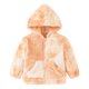 thumbnail image 1 of Gibobby Chamarra de forro polar para niños y niñasChaqueta con capucha de forro polar para niños y niñas pequeñas, abrigo con cremallera, prendas de vest(Naranja, 6-7 Años), 1 of 5