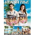 thumbnail image 3 of Netecom Vintage Horse Racing Hawaiian Shirt for Men, Horse Rider Button Down Summer Aloha Beach Short Sleeve Shirts, 3 of 6