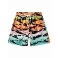 thumbnail image 6 of Usaibhir Boys Swim Trunk with Compression Boxer Brief Double Layer Beach Surf Board Shorts Kids Quick Dry Anti Chafe Swimwear 5-16T, 6 of 6