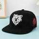 thumbnail image 4 of Gorra ajustable con tigre Gorras deportivas Gorras de béisbol Gorra de camionero para hombre y mujer Negro Tigre Talla única, 4 of 5
