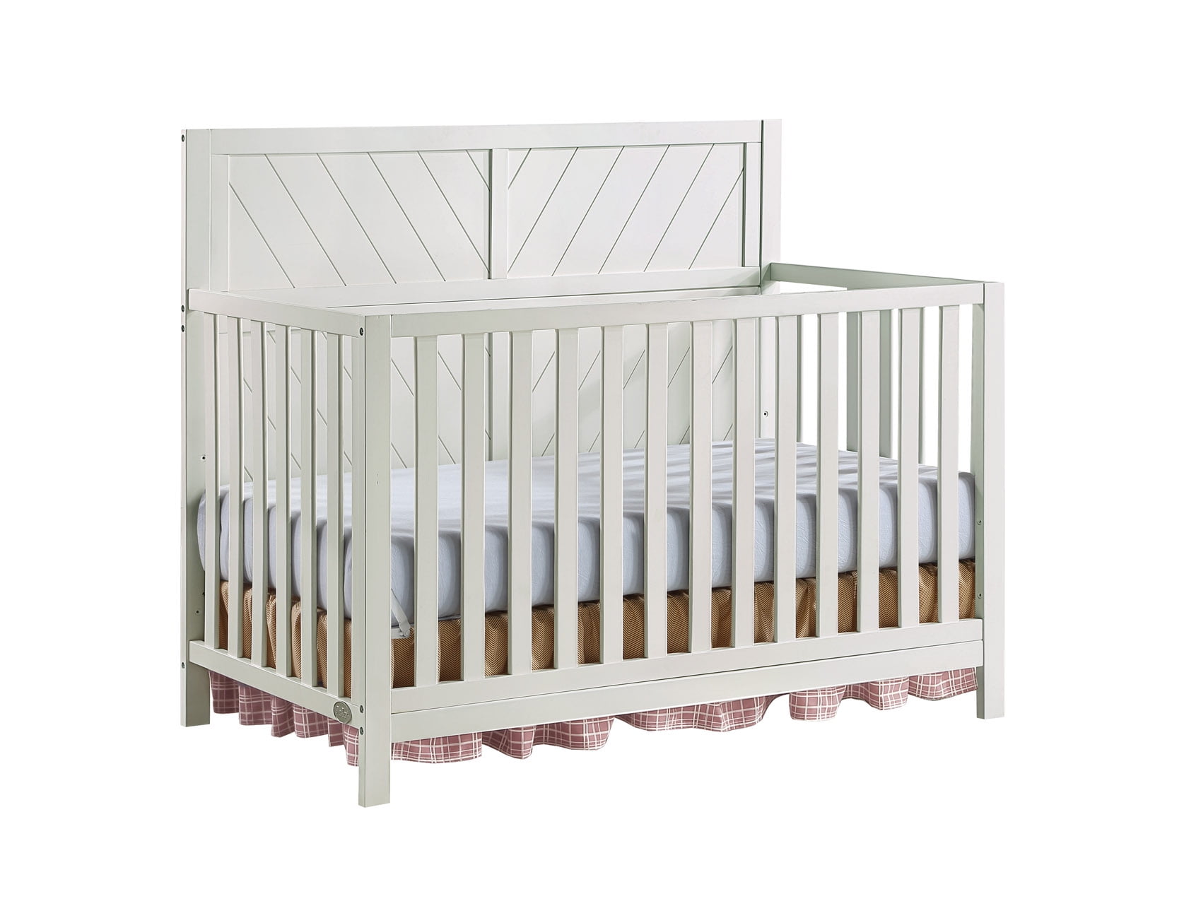 Ti Amo Shiloh 4-in-1 Convertible Baby Crib, Misty Grey