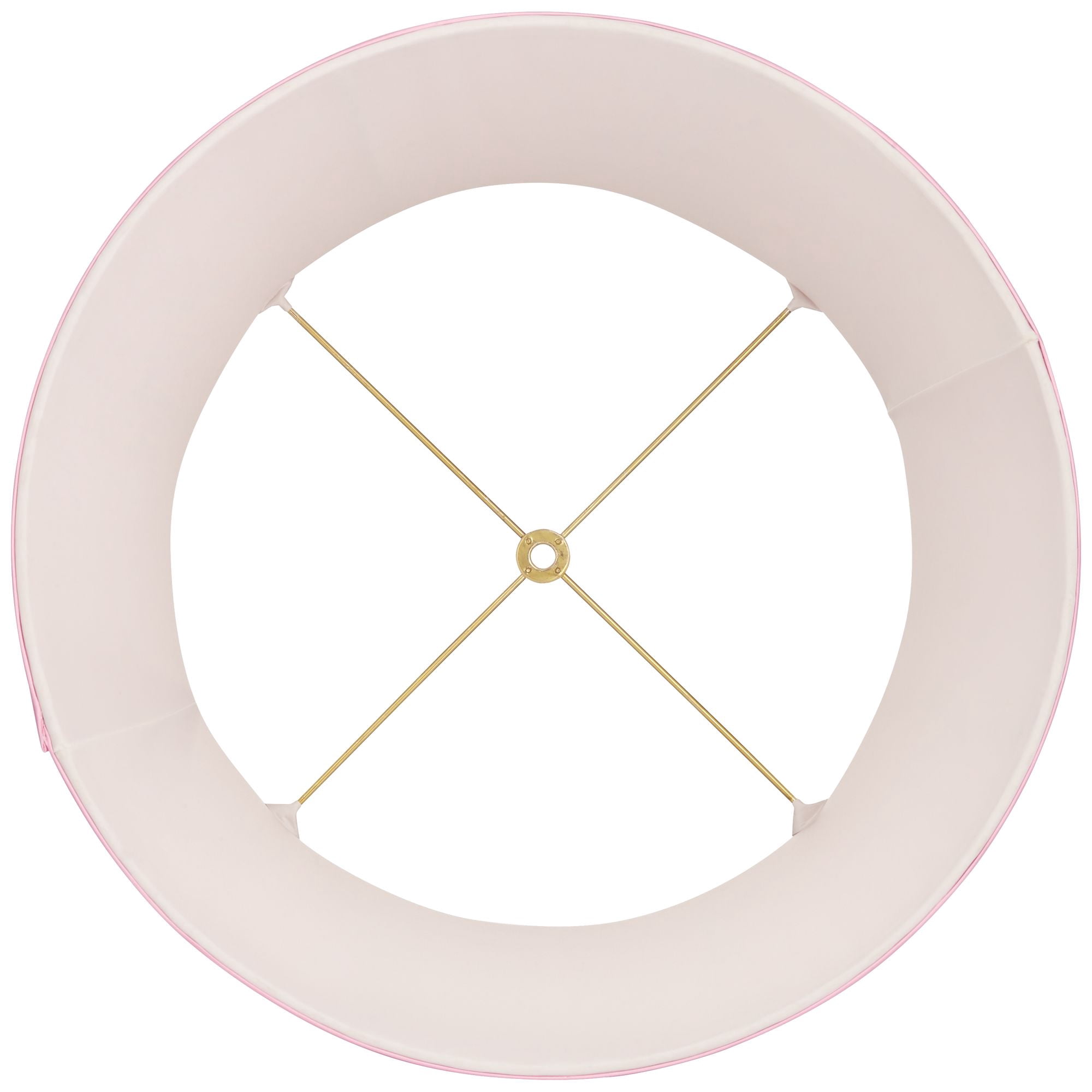Springcrest 14" Top x 17" Bottom x 11" High x 11" Slant Lamp Shade Replacement Large Bright Pink Empire Pleated Spider Harp Finial