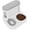 GRAY, variant on DENZUS Automatic Cat Feeder, 2-in-1 Gravity Pet Food and Water Dispenser for Cats and Small Dogs (Gray)