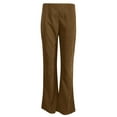 thumbnail image 5 of GJSYRH Women's Corduroy Flare Pants Elastic Waist Bell Bottom Trousers 2025 Fall Pants, 5 of 6