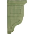 thumbnail image 3 of Ekena Millwork 5"W x 5 3/4"D x 10"H Medium Reyes Wood Vintage Decor Corbel, Restoration Green, 3 of 6