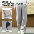 thumbnail image 7 of Women's Casual Sports Versatile Leg Sweatpants, Drawstring - Waist Comfortable with Stretch and Pockets M, 7 of 7