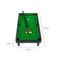 thumbnail image 3 of HLONK Mini Table Billiards Game  Home and Office Desktop Billiards Game  Including Pool Table 10 Colorful Balls  1 Cue Ball  2 Billiard Sticks  1 Chalk Triangle Cube, 3 of 8
