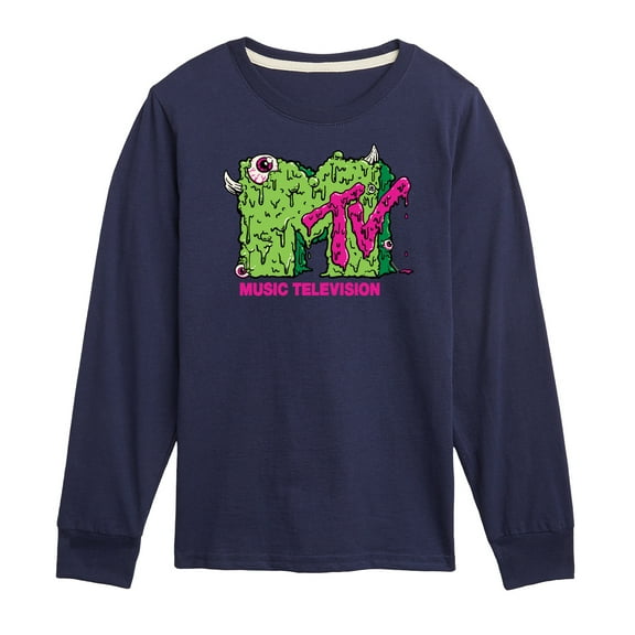 MTV - Slime Logo - Toddler & Youth Long Sleeve Graphic T-Shirt