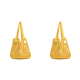 thumbnail image 1 of Bolso Mano Tejido para Mujer Hombro Con Flores A La Playa Verano () Amarillo, 1 of 6