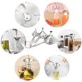 thumbnail image 1 of Utensilios de cocina Drenaje de aceite Embudo de acero inoxidable 3 en 1 Suministros de cocina (a-1b), 1 of 2