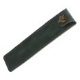 thumbnail image 3 of Estuche para bolígrafo de cuero genuino Estuche para bolígrafo con botón a presión para bolígrafo tipo rollerball (Crazy Horse Green), 3 of 7