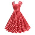 thumbnail image 1 of Ovzne Robes d'Été pour Femmes 2025 Robe de Plage Robe en Maille à Manches Courtes Brodée Rétro Robe à Manches Courtes Robe d'Été en Liquidation, 1 of 7