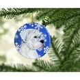 thumbnail image 2 of Boxer Winter Snowflakes Holiday Christmas Ceramic Ornament SS4647, 2 of 3