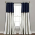 thumbnail image 2 of Linen Button Window Curtain Panel Single Off White 40X108, 2 of 2