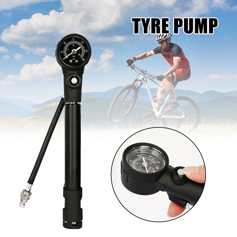 mountain bike shock and tire pump