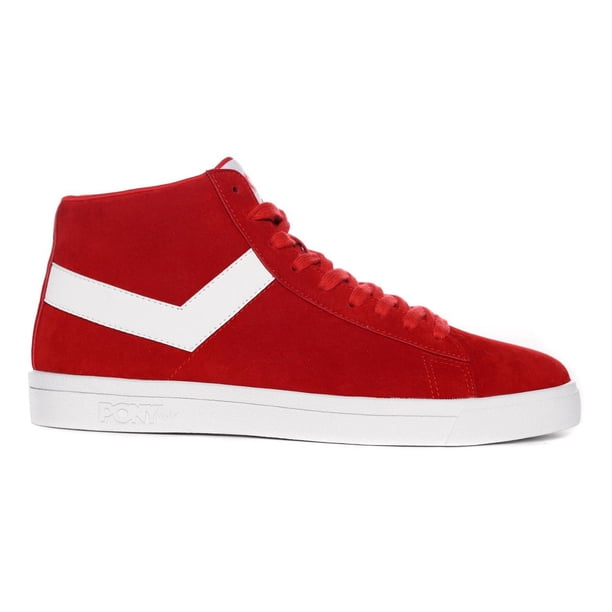 Tenis Pony Mujer Top Star Hi Casual Rojo 7848