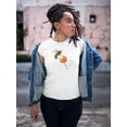thumbnail image 2 of Bee And Lollipop Drawing T-Shirt Women -Image by Shutterstock, Female Medium, 2 of 4