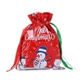 thumbnail image 6 of DAMAI 35 Pcs Christmas Drawstring Gift Bags, 20 Inch Christmas Drawstring Bundle Pocket Candy Bag, Holiday Bags with Colorful Drawstrings for Xmas Party Favors, 6 of 9