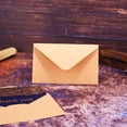 thumbnail image 1 of Sobre de papel kraft en blanco, bolsa de papel para guardar postales, sobre blanco, 1 of 5