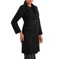 thumbnail image 4 of INSPIRE CHIC Notch Lapel Coat for Women's Pockets Elegant Long Sleeve Winter Coats, 4 of 5