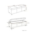 thumbnail image 4 of Grand ottoman de rangement rectangulaire Franklin, 4 of 8