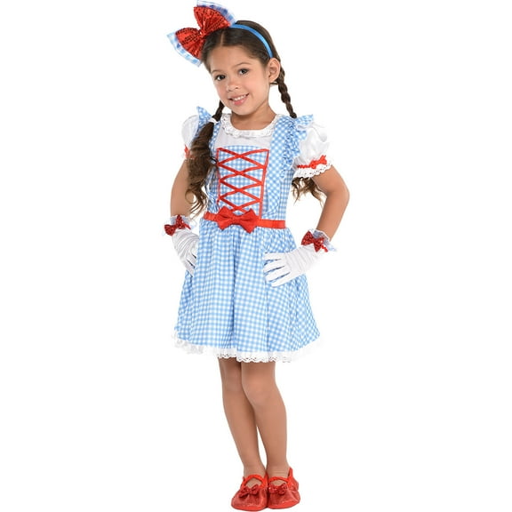 The Wizard of Oz Dorothy Dress for Girls, One Size up to Girl's Size 4 to 6