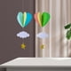 thumbnail image 3 of KAKOWELY 2 piezas de decoración de papel colgante en forma de corazón 3D con estrella y nube, guirnalda de papel para fiesta, 3 of 5
