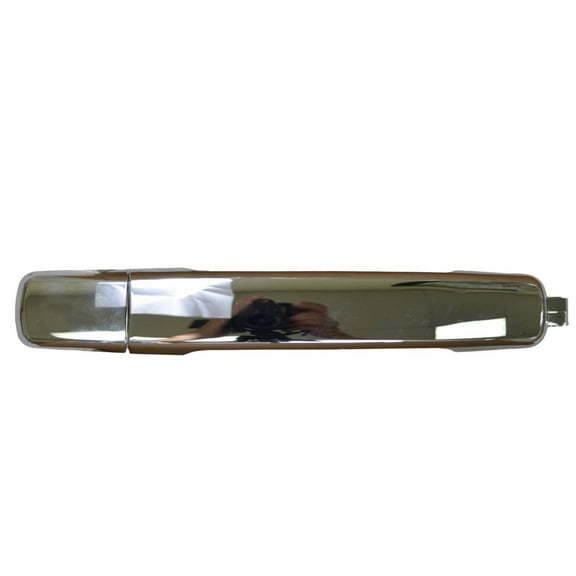 PT Auto Warehouse NI-3801M-FRK - Outer Exterior Outside Door Handle, Chrome - without Keyhole, Passenger Side Front Fits select: 2005-2013 NISSAN FRONTIER, 2005-2012 NISSAN PATHFINDER