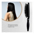 thumbnail image 2 of Cepillo para cabello PERKS Signature Professional Series Acolchonado rectangular, negro, 2 of 4