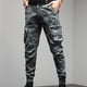 thumbnail image 4 of Puntoco Pantalones casuales largos para hombre Pantalones para hombre Pantalones deportivos casuales con bolsillos cargo y cordones Pantalones largos tipo lápiz, 4 of 5