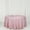 Blush, variant on Efavormart 120" Beige Grandiose 3D Rosette Satin Round Tablecloth For Wedding Party Event Decoration