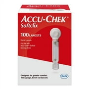 Accu-Chek Softclix Lancets for Diabetic Blood Glucose Testing (Pack of 100) (Packaging May Vary)