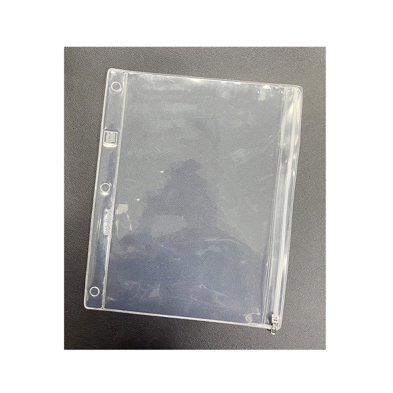 Wholesale Clear Vinyl Gusseted Zippered Pouch - 8 in. x 5 in. x 2.4 in. -  Weiner's LTD