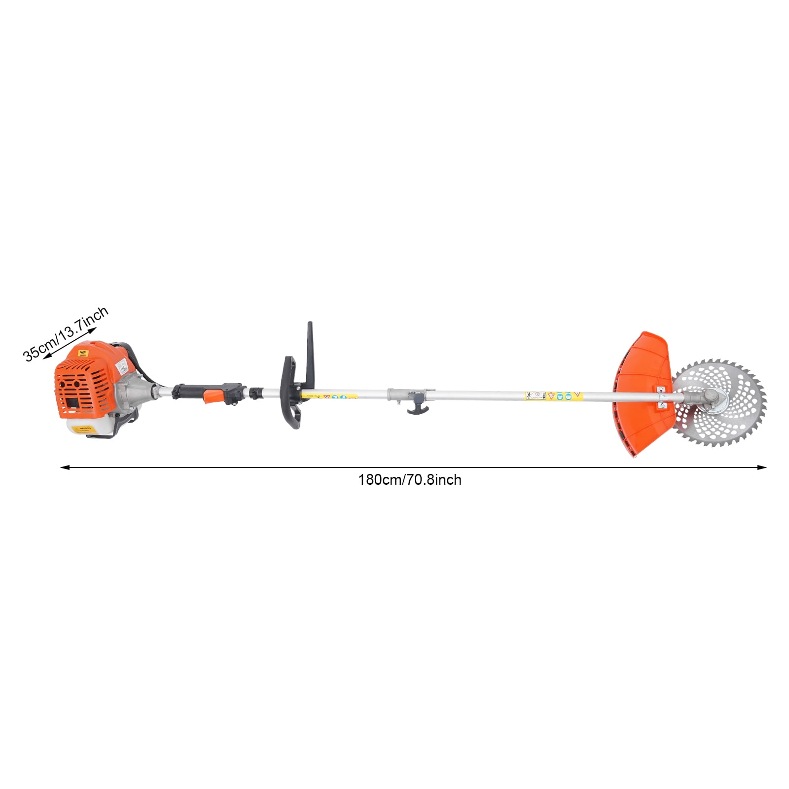 TFCFL 52cc 5-in-1 Multi-Functional Trimming Tool Two-stroke 2.3HP Trimming Tool Multifunctional Gas Hedge Trimmer for Yards Gardens Farms