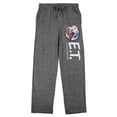 thumbnail image 7 of E.T. Character Logo Men's Heather Gray Sleep Pajama Pants-Small, 7 of 7