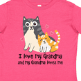 thumbnail image 4 of Inktastic I Love My Grandma Loves Me Cat Boys or Girls Toddler T-Shirt, 4 of 5